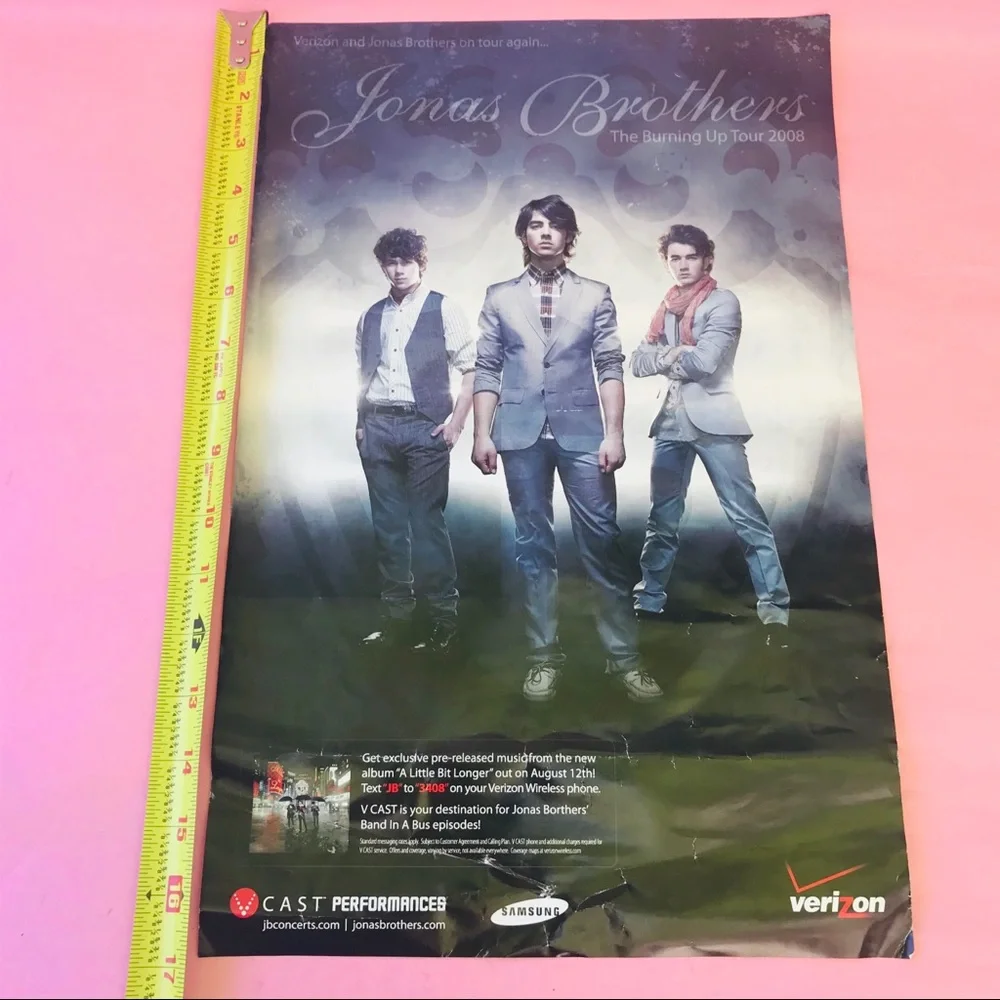 Vintage Jonas Brothers poster
